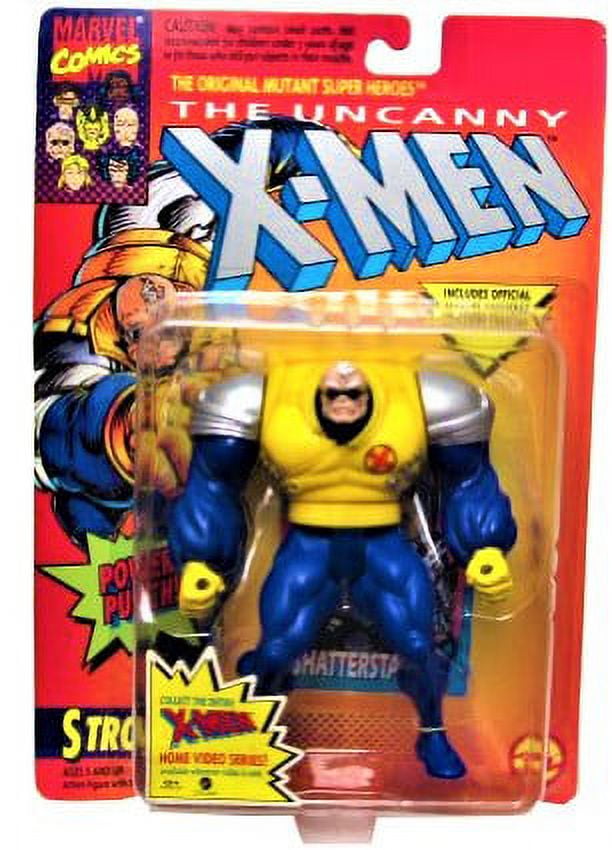 イナズマン　hero action figure 1993 Toy Biz X-men Strong Guy Action Figure with Power Punch