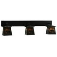thumbnail image 3 of Meyda Tiffany 110745 48" Wide 3 Light Vanity Light - Black, 3 of 4