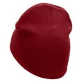 thumbnail image 2 of Barrel Embroidered 8 inch Acrylic Short Blank Beanie - Red OSFM, 2 of 5