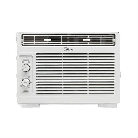 Open Box Midea 5,000 BTU 150 Sq ft Mechanical Window Air Conditioner, White, MAW05M1WWT, New