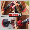 thumbnail image 2 of 4 piece Stiff Bristle Power Brush Kit for Heavy Duty Cleaning of Brick, Concrete, Stone, and Masonry, 2 of 7