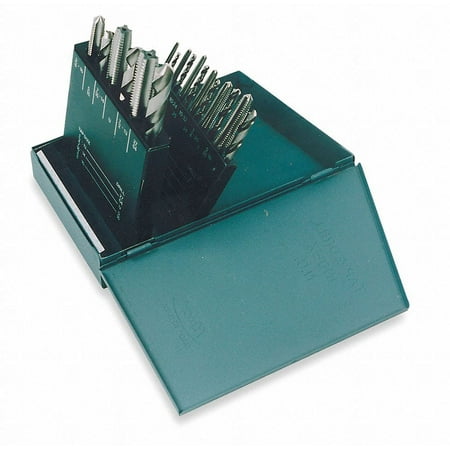 UPC: 0662355525418 | CHICAGO LATROBE 52541 HSS Jobber Drill Bit and Tap Set M2.5 to M12