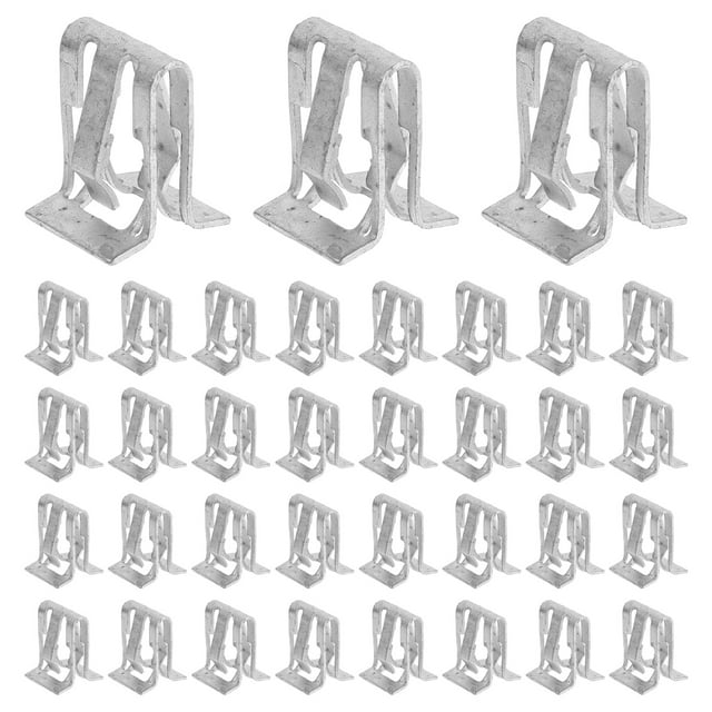 KAKOWELY 50pcs Carbon Steel Retainer Clips Interior Trim Clips Fastener Trucks Console Dash Retainer Clips Car Dash Retainer Clip0.63"X0.51"X0.47"