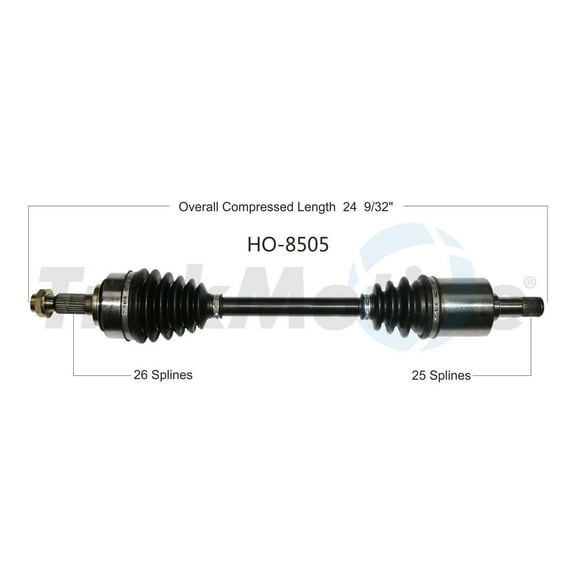 CV Axle Shaft Fits select: 2007-2008 HONDA FIT