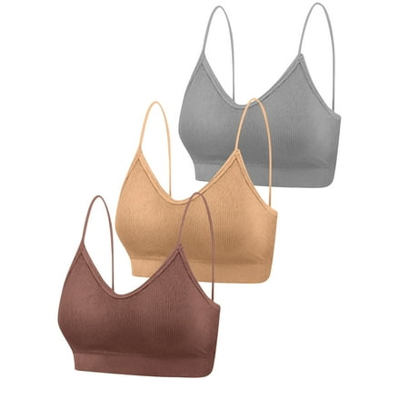 3PC Women s Camisole Bra Set | Sexy Wrapped Chest Lingerie