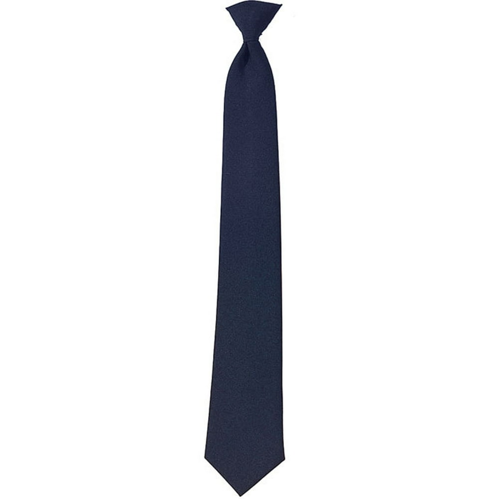 Navy Blue Official Police Security ClipOn Necktie