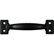 National Hardware V171 6-1/2 Inch Pulls in Black, Pack of 2