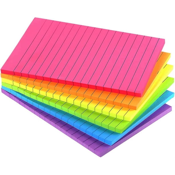 Post-it Notas Súper Adhesivas 4 X 4 Pulgadas 6 Blocs 2 Veces La