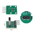 thumbnail image 2 of Unique Bargains 2Pcs Type C 5Pin Conseil d'Essai Femelle PCB avec 5Pin Broche Coudée pour les Produits Électroniques de Bricolage, 2 of 4