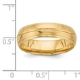 thumbnail image 3 of 14K Yellow Gold Heavy Comfort Fit Fancy Band Ring Size 9, 3 of 7