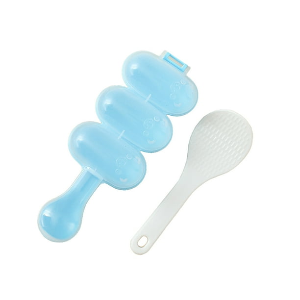 Yuarrent Molde para hacer bolas de arroz DIY, máquina para hacer rollos de cocina, reutilizable, casero, para comedor, cantimploras, Hotel, Cocina y Comedor Cielo azul