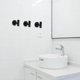 thumbnail image 3 of 3 Pack Bathroom Towel Hooks,Matte Black Coat Hooks, Robe Hooks, SUS 304 Stainless Steel Lavatory Wall Mount Heavy Duty Wall Hooks for Bathroom/Kitchen, 3 of 4