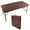 Brown, variant on 4ft Folding Table For Garden And Outdoor, Portable, Brown With Fixed Grip, Smooth Waterproof Top Stable Structure Portable Indoor & Easy Upkeep