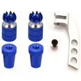 thumbnail image 1 of RC Transmitter Stick Ends Controller Thumb Rocker M3 Thread with Metal 4-Hole Transmitter Neck Strap Balancer Adjuster, 1 of 8