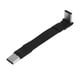 thumbnail image 2 of 2X Cable de Extensión USB 3.1 Tipo C Una Tipo C Adaptador de 90 Grados Cinta FPC FPV Cable Plano USB C 3A 10Gbps Blindaje EMI, 5cm, 2 of 5