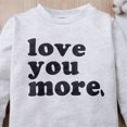 thumbnail image 5 of Toddler Sweatshirt Boy 3T Child Kids Toddler Baby Boys Girls Letter Long Sleeve Sweatshirt Outfit Tops Kids Fall Winter Clothes 18-24 Months, 5 of 5