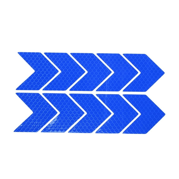 Unique Bargains Reflective Bumper Decal Diamond Blue Arrow Rhombus Grid Reflective Car Sticker Personalized Decoration Vehicle Body or Door or Window /Dashboard