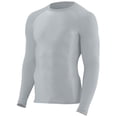 thumbnail image 1 of 2604A-Silver-2X Hyperform Compression Chemise à Manches Longues, Argent - 2X, 1 of 1