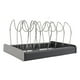 thumbnail image 1 of Estantes para tapas de sartenes, organizador expandible para ollas y sartenes, organizador de utensilios de cocina, estantes para ollas y sartenes, artesanía excepcional, 1 of 12