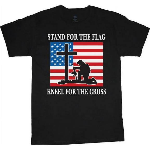 Mens Graphic Tees American Flag Veteran T-shirt