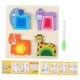 thumbnail image 4 of Rompecabezas de madera para combinar colores y formas, para niños y niñas. A, 4 of 9
