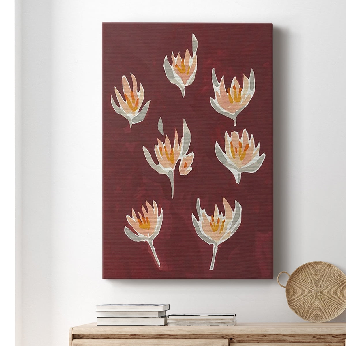 Pink Potpourri I Premium Gallery Wrapped Canvas - Ready to Hang