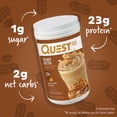 thumbnail image 2 of Quest Nutrition Peanut Butter Protein Powder, 23g Protein, 1g Sugar, Low Carb, Gluten Free, 1.6 Pound, 23 Servings, 2 of 5