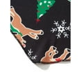 thumbnail image 5 of Acuteok Christmas Pajamas for Family, Long Sleeve Deer Print Tops + Pants Set for Adults, Kid, BabyDog, 5 of 10