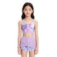thumbnail image 2 of Girls 2 Piece Tankini Swimsuit Summer Boyshort Girls Bathing Suit with Shorts with Beach Skirt Swimwear 5-16 Years, 2 of 7