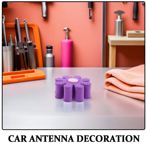 LOLIPPYY 10pcs Daisy Car Antenna Topper Set - Cute Auto Mirror Dangler and Aerial Accessories for Dashboard, Women & Men