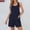 Navy, variant on ZZwxWA Womens Summer Casual Sleeveless Romper Short Overalls Loose Back Adjustable Jumpsuit With Pockets 2025 Trendy Outfits Solid Color