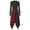 Burgundy&Black, variant on Women's Metallic Gold Color Block Liturgical Praise Dance Dresses Christian Church Robe Black&Burgundy L