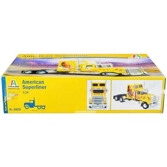 Skill 5 American Superliner Truck Tractor Lady Butterfly 1-24 Scale Model Kit