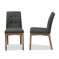 thumbnail image 4 of Baxton Studio Tara Dining Chair, Set of 2, Dark Grey, 4 of 8
