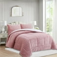 thumbnail image 5 of 3 Pieces Ultra-Soft Fluffy Faux Fur Comforter Set, Warm Plush Sherpa Bedding Set, Luxury Fuzzy Winter Bedding Set with Bubble Comforter & 2 Pillow Shams., 5 of 6