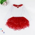 thumbnail image 5 of HIPYLO Christmas Dress Girls Size 6 Baby Girl Christmas 9-12 Months Teacher Dress Clothes for Girls 4-6 Toddler Girl Winter Clothes Happy New Year Baby Outfit Dance Outfits for Toddler Christmas, 5 of 9