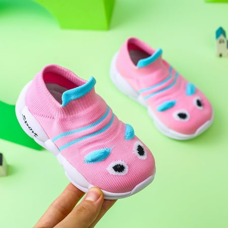 

Oalirro Infant Baby Casual Cartoon Cute Knitted Breathable Toddler Shoes