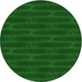 thumbnail image 1 of Ahgly Company Machine Washable Indoor Round Transitional Green Area Rugs, 7' Round, 1 of 7
