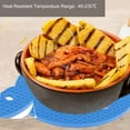 thumbnail image 4 of Hot Plate Holder,  Shape Silicone Hot Pad Food Grade  for Kitchen Counter Blue, 4 of 7