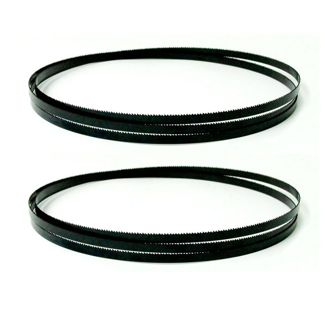 Cuchillas de banda de carbono 2pcs 3430mmx6.5mmx0.5mm Blade de sierra de banda 6TPI Herramientas de carpintería