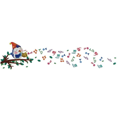 Bedroom Decor Pvc Bird Music Note Pattern Removable Wall Mural Decal Sticker Walmart Canada