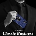 thumbnail image 7 of Dteck Card Holder Case for iPhone 11,Shockproof Silicone + PC Case Ring Stand Heavy Duty Drop Protection Wallet Cover for iPhone 11,Blue, 7 of 7
