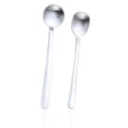 thumbnail image 1 of 10 Uds Demitasse cucharas de café expreso, cucharas de café con acabado satinado de acero inoxidable, minicucharillas, cucharas de azúcar, 1 of 5