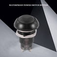 thumbnail image 3 of On-Off Latching Waterproof 12mm Push Button Switch SPST 2A IP67, Black,1 switch button,black, 3 of 8