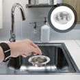 thumbnail image 1 of WASHWEPE 2Pcs Kitchen Sink Filter Hair Catcher Stainless Steel Silver for Property Management, 1 of 8