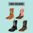 thumbnail image 5 of NORTY Boys Girls Western Boots Classic Cowboy Style with Side Zip & Contrast Stitching, 5 of 8