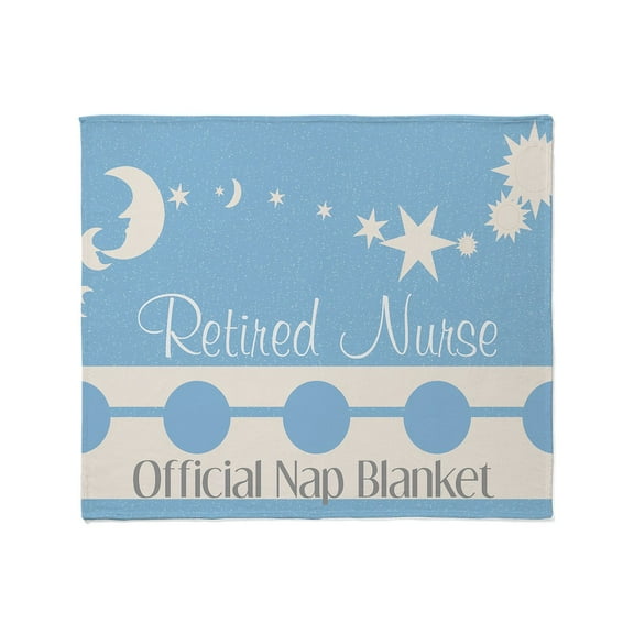 CafePress - Retired Nurse Throw Blanket - Soft Fleece Throw Blanket, 50"x60" for All Ages