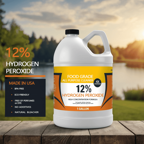 12 Percent Hydrogen Peroxide All Purpose Cleaner, 4 Quarts