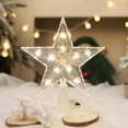 thumbnail image 3 of Estrella de 15 cm con luces para la parte superior del árbol de Navidad, suministros para decoración de árboles de Navidad, jardín, patio, fiesta, bricolaje, decoración navideña, 3 of 5
