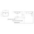 thumbnail image 2 of EAGO BC302 White Ceramic 22"x15" Undermount Rectangular Bathroom Sink, 2 of 6